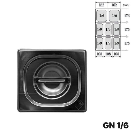 Comas Coperchio Gastronorm Gn Professionale – Vari Formati Per Cucina – Acciaio Inox Standard Gn 1/1 A 1/9 Horeca GN 1 6 Comas