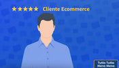 Cliente e-commerce che condivide un feedback positivo, sottolineando il ruolo cruciale delle recensioni nella fiducia dei consumatori.