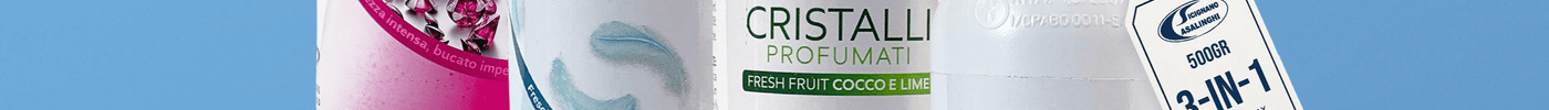 Cristalli Profumati Sicignano 500 g |  3‑in‑1 Made in Italy - Tutto Tutto Meno Meno®