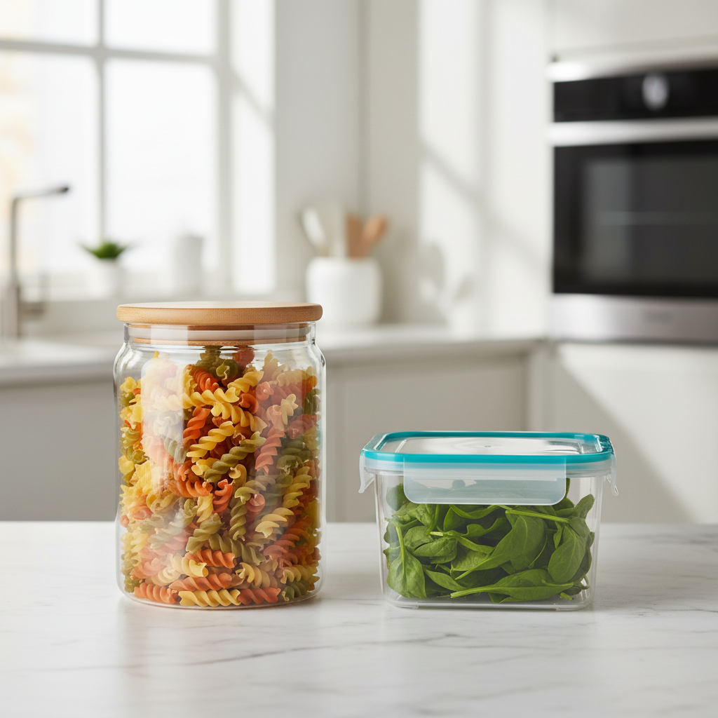 Vetro VS Plastica per contenitori alimenti, quale scegliere?