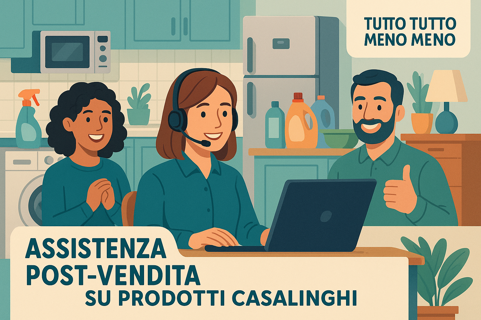 Assistenza Post-Vendita su Prodotti Casalinghi? Scegli Tutto Tutto Meno Meno!