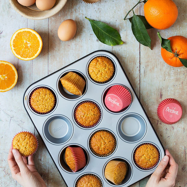 Pirottini Confezione 75 Pezzi Cm.5X3,2H Rossi Cupcake Mini-Torta Pasticcini Decora Muffin Dolcetti