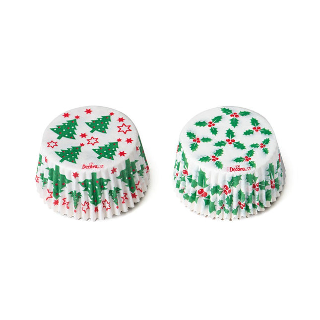 Pirottini Confezione 36 Pezzi Holly &Amp; Tree Cm.5X3,2 Decora Muffin