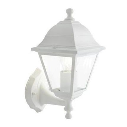 Lanterna Applique Retrò In Alto Lampada Vintage Da Parete Piccola 60W Bianca E27