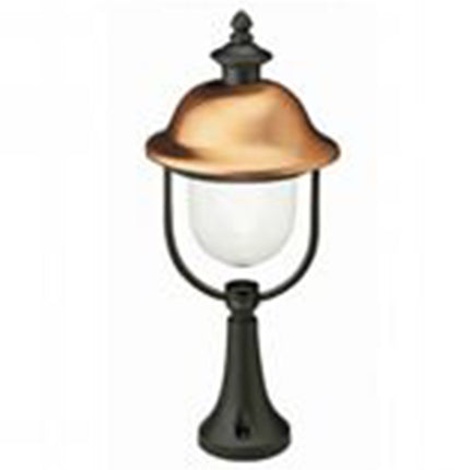 Lampioncino Da Cancello Lampada Lampione Paletto Ingresso E27 Design Elegante