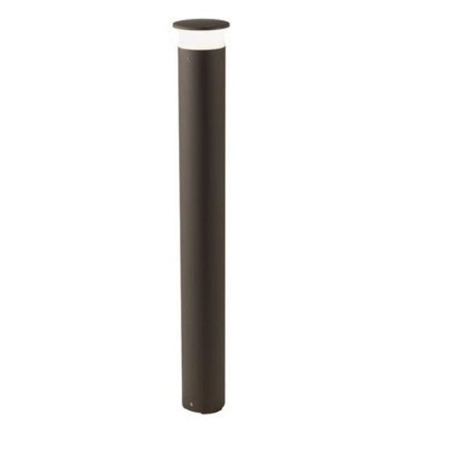 Sovil Lampada Paletto 9W Led Illuminazione Esterno Design Moderno Efficienza Energetica Marrone Sovil