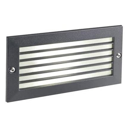 Faretti Segnapasso E Griglia Luce Led Da Incasso Parete Muro Ip54 Nero 40 W
