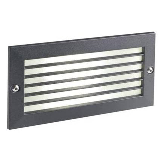 Faretti Segnapasso E Griglia Luce Led Da Incasso Parete Muro Ip54 Nero 40 W