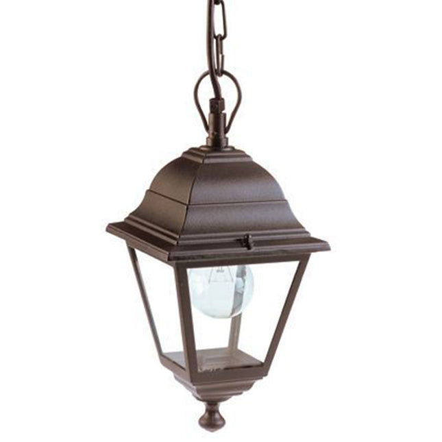 Lanterna Con Catena Lampada Per Illuminazione Da Esterni Giardino 60W Nero