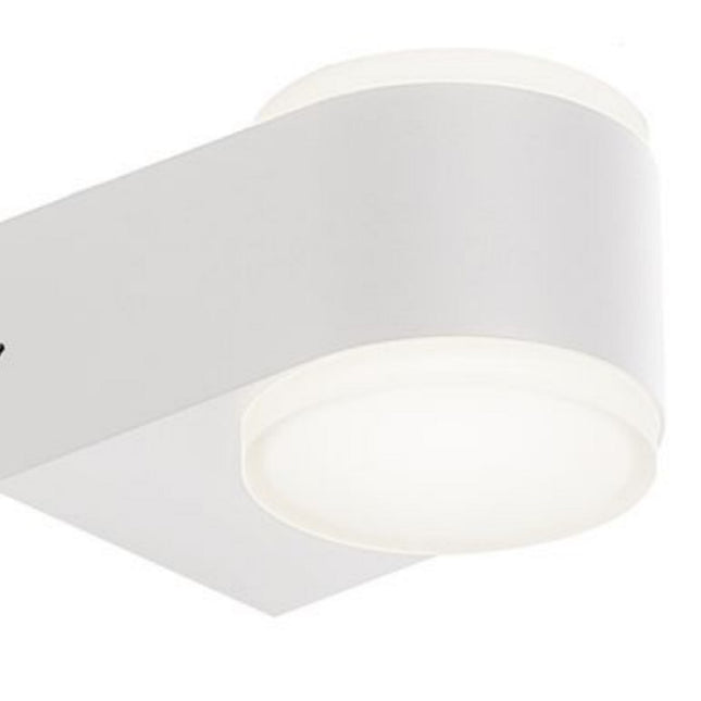 Sovil Applique 4W+4W Led 4000K Colore Bianco Linea Ring