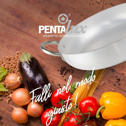 Pentalux Tegame Professionale Maniglie Inox Di Alta Qualità Per Uso Cucina Professionale Pentalux