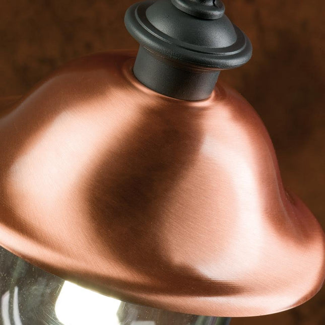 Sovil Applique In Alto E27 Linea Rustica Colore Grigio/Rame