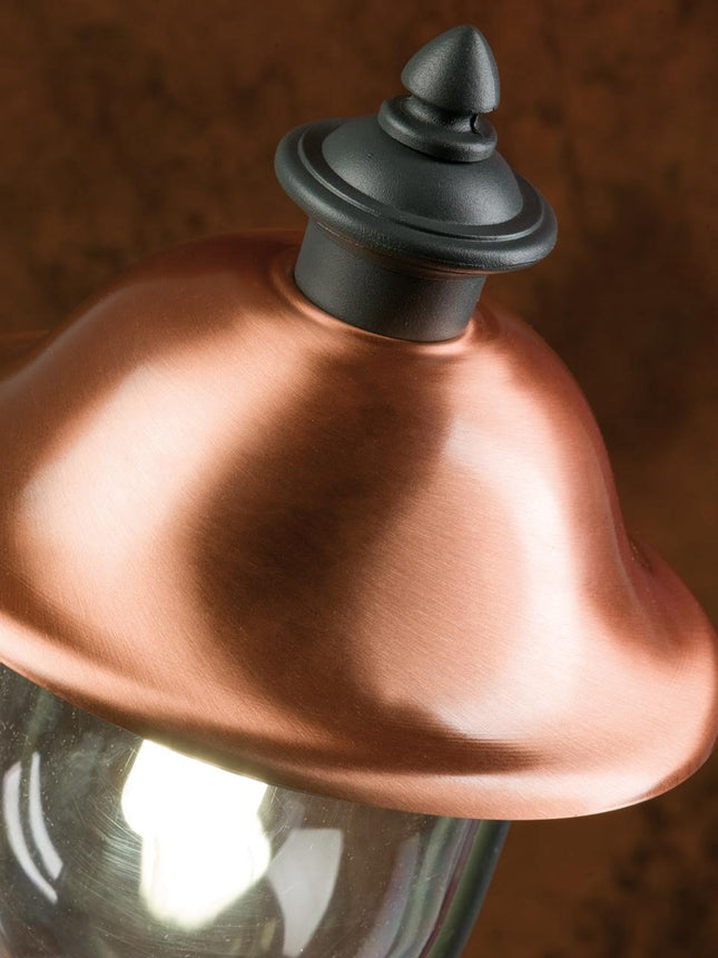 Sovil Applique In Alto E27 Linea Rustica Colore Grigio/Rame Sovil