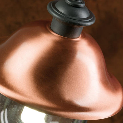 Sovil Applique In Basso E27 Linea Rustica Colore Grigio/Rame