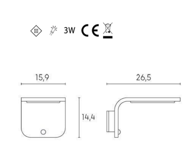Sovil Applique Solare 3W Led 4000K Sovil