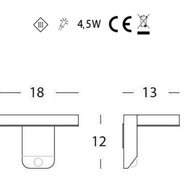 Sovil Applique Solare 4W Led 4000K