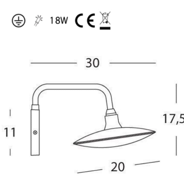 Sovil Applique 20W Led 4000K