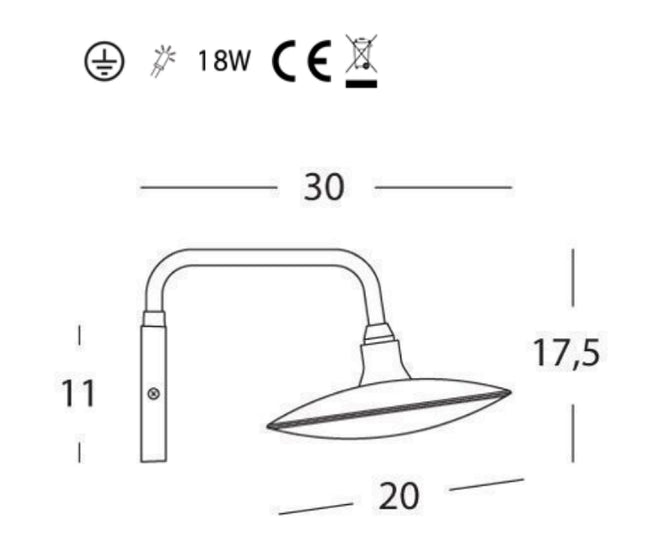 Sovil Applique 20W Led 4000K Sovil