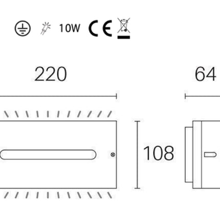Sovil Applique 10W Led 4000K