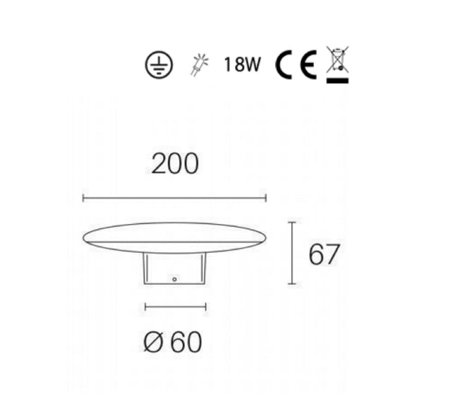 Sovil Lanterna Testapalo 18W Led 4000K Sovil