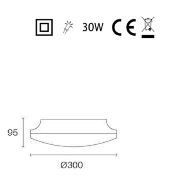Sovil Plafoniera 30W Led 4000K