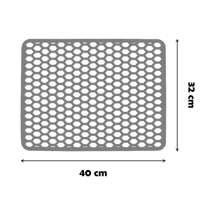 Tappetini Cucina in Gomma Scolapiatti e Fondo Lavello Antimuffa Resistente Made in Italy Casalinghi Sicignano