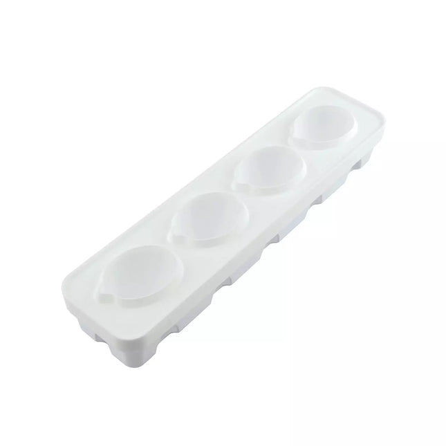Silikomart Stampo Silicone Limone 120 Frutta Realistica 3D – 4 Monoporzioni per Dessert Moderni Silikomart