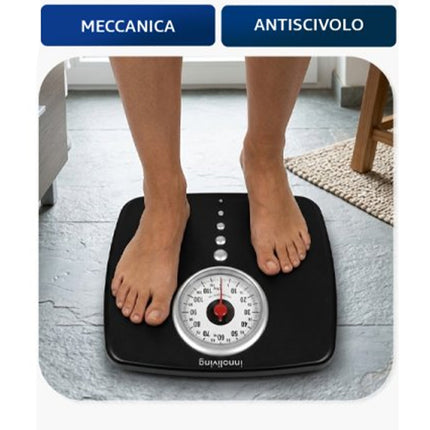 Innoliving Bilancia Pesapersone Meccanica Analogica | Antiscivolo Max 120kg Innoliving