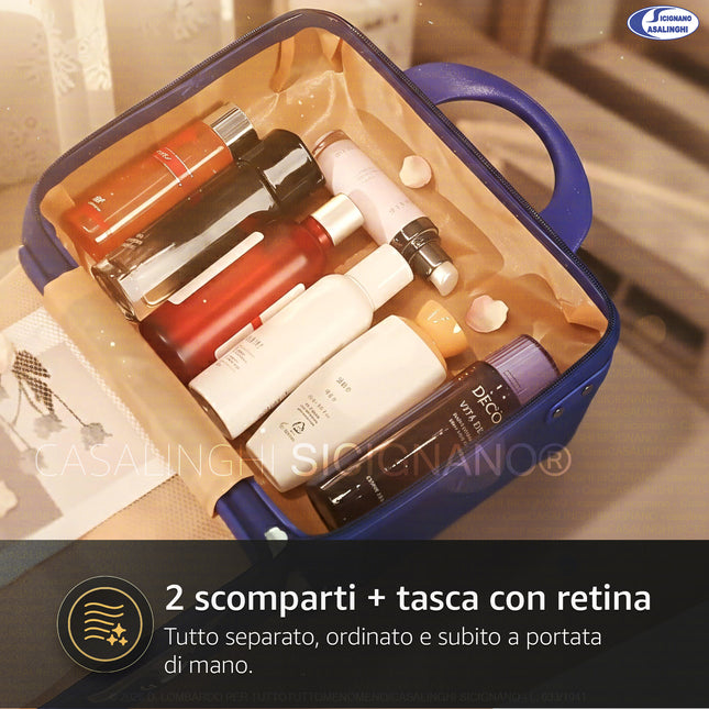 Beauty Case Rigido con Lucchetto a Combinazione 31cm Ecore Home