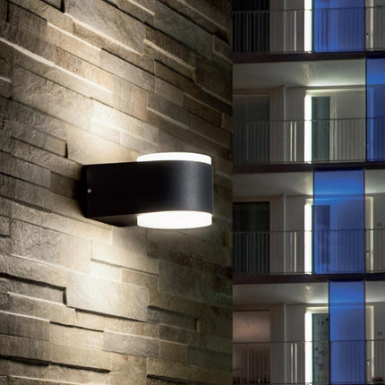 Sovil Applique 4W+4W Led 4000K Colore Bianco Linea Ring