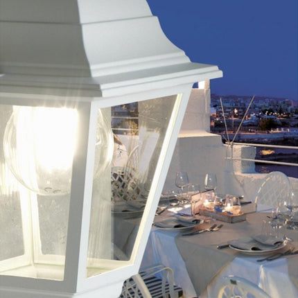 Lanterna Con Catena Lampada Per Illuminazione Da Esterni Giardino 60W Nero