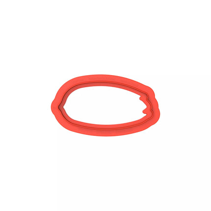 Silikomart Stampo Silicone Pistacchio 750 ml Frutta Realistica – con Cutter per Torte Moderne e Semifreddi Silikomart