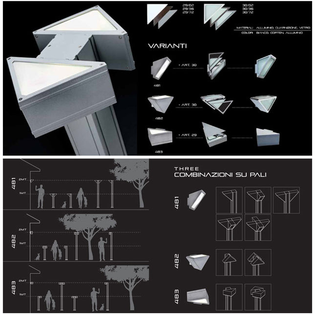 Sovil Cornice Con Vetro Per Three Linea Accessori
