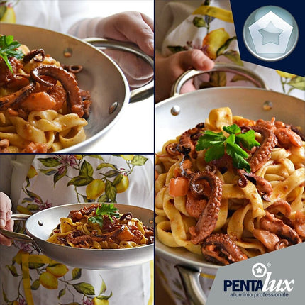 Pentalux Tegame Professionale Maniglie Inox Di Alta Qualità Per Uso Cucina Professionale Pentalux