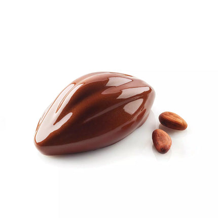 Silikomart Stampo Silicone Cacao 120 Effetto Realistico 3D – 6 Monoporzioni con Cutter Silikomart