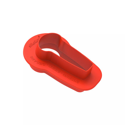 Silikomart Stampo Silicone Babà 145 – 6 Monoporzioni con Cutter per Alta Pasticceria Silikomart