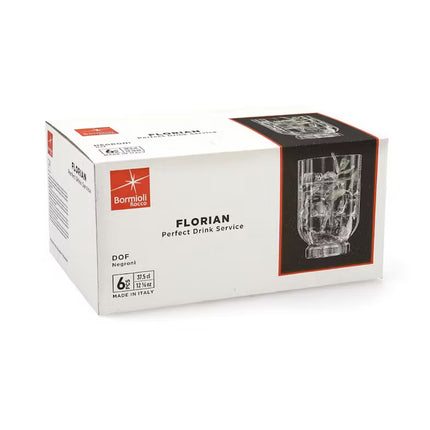 Bormioli Rocco Bicchiere Florian Dof: Set 4 Pezzi Cl 37,5