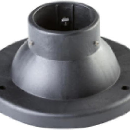 Sovil Base per Palo Ø60 in Resina, Colore Nero, Verniciato, 170x79 mm, per Illuminazione Esterna Sovil
