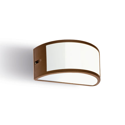 Sovil UMBE APERTA, Applique Grande da Esterno, Attacco E27, 250x120x132 mm Corten Sovil