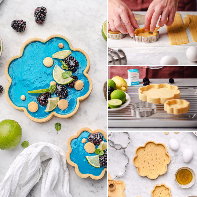Decora Teglia Torta A Forma Di Fiore Tortine Sagoma Microforata Per Dolci In Diverse Misure