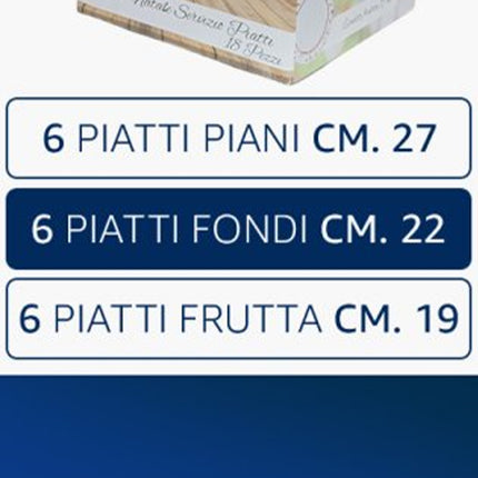 Servizio Piatti Natalizio 18 Pezzi Borella Casalinghi Charme Natale in Ceramica con Icone Festive per 6 Persone Borella Casalinghi srl