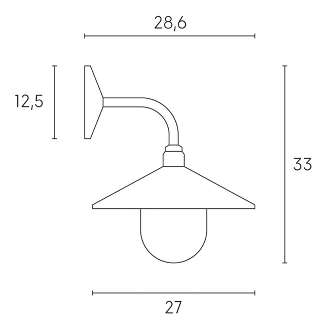Sovil Applique Contemporanea In Basso Lampada Lanterna Metallo Con Led Integrato Sovil
