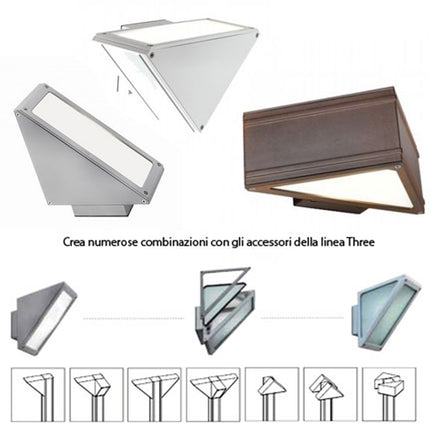 Sovil Cornice Con Vetro Per Three Linea Accessori