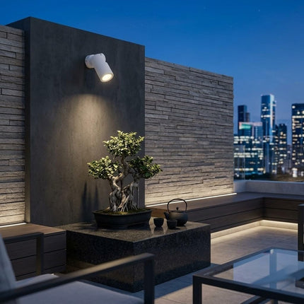 Applique EXPLORA GU10 da Esterno – IP65, Alluminio, Disponibile in Bianco, Nero e Corten! Sovil