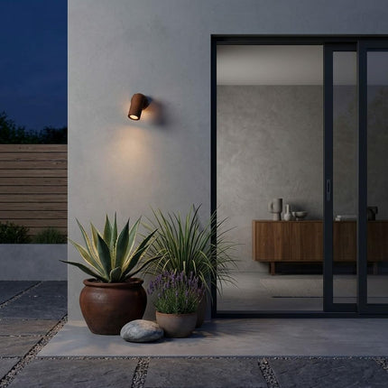 Applique EXPLORA GU10 da Esterno – IP65, Alluminio, Disponibile in Bianco, Nero e Corten! Sovil