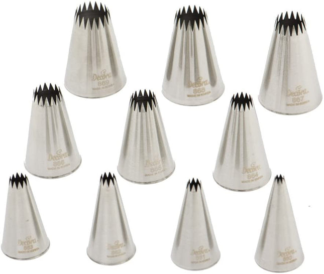 Cornetto Per Decorazione Confezione 10 Pezzi Stella Decora Decora