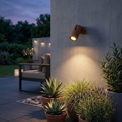 Applique EXPLORA GU10 da Esterno – IP65, Alluminio, Disponibile in Bianco, Nero e Corten! Sovil