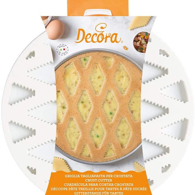 Griglia Tagliapasta Per Crostata E Pastiera 30 Cm – Strumento Pratico Per Decorazioni Perfette E Dolci Tradizionali