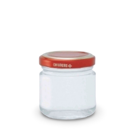 Ambrosio Vetri Vasetto Vetro 106 ml senza Capsula - Min. 35 pz