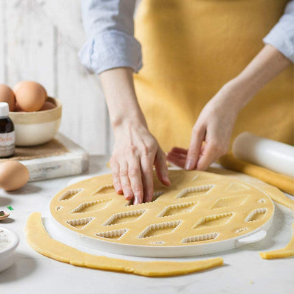 Griglia Tagliapasta Per Crostata E Pastiera 30 Cm – Strumento Pratico Per Decorazioni Perfette E Dolci Tradizionali